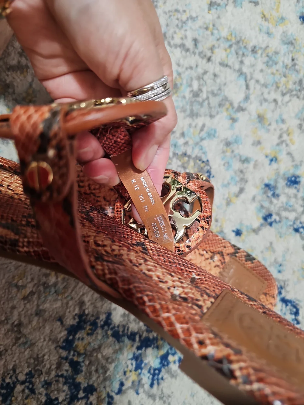 Tory Burch Miller Sandals Size 7M